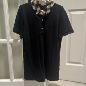Boys Burberry polo shirt